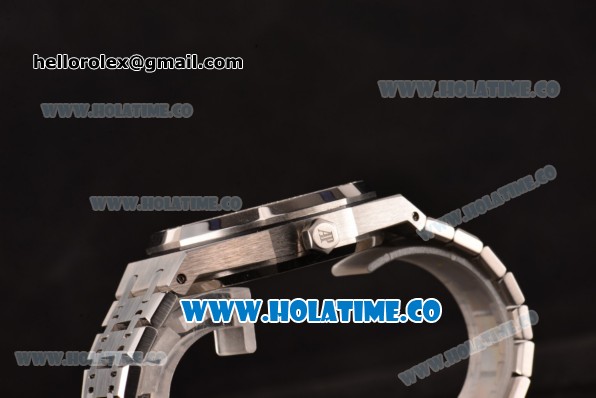 Audemars Piguet Royal Oak 41MM Swiss Tourbillon Manual Winding Full Steel with Diamonds Bezel and Grey Dial (FT) - Click Image to Close